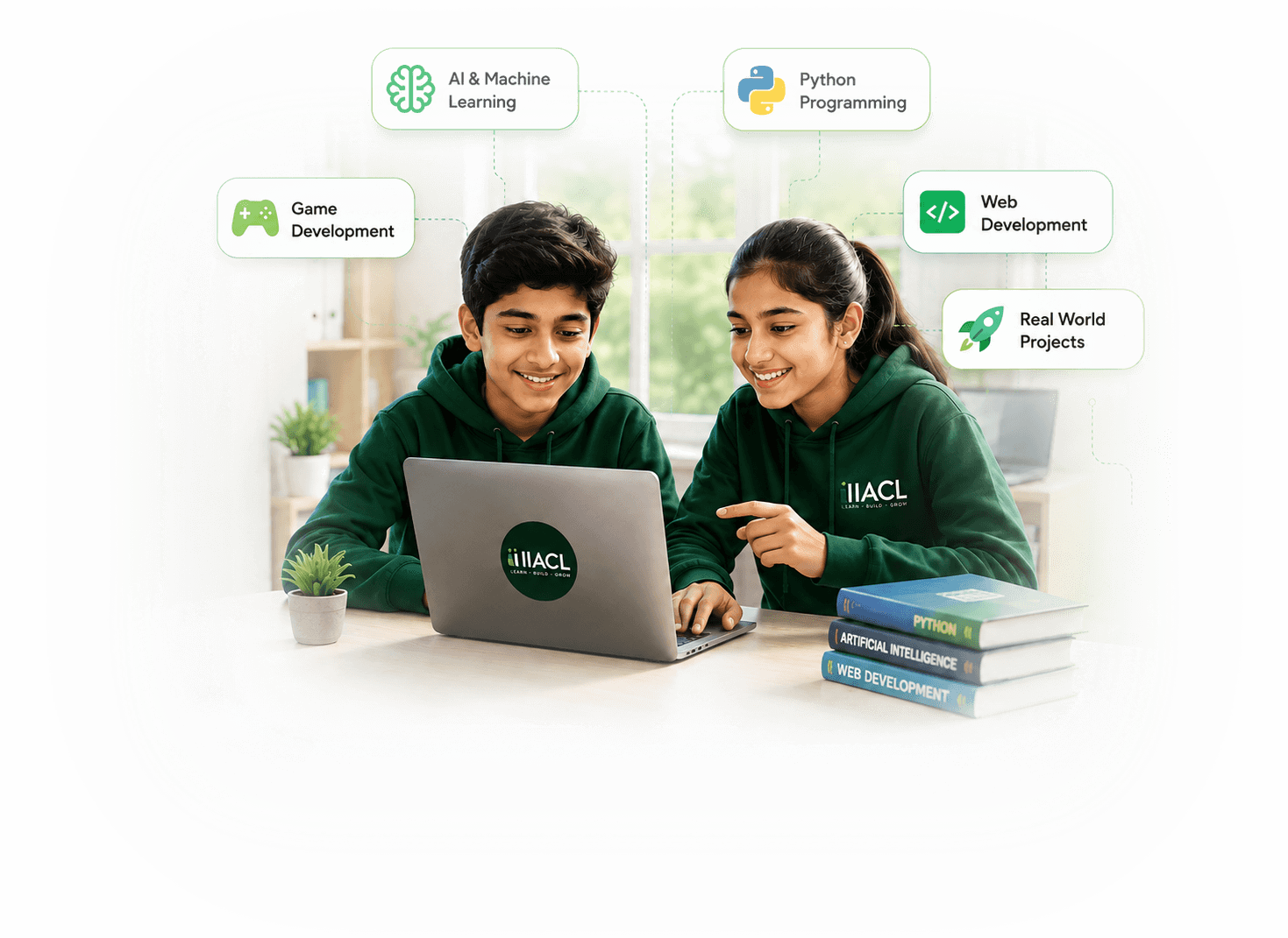 IIACL Junior Future AI Coder Program - Young innovators learning AI, Python and Coding